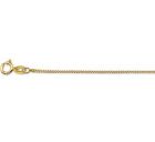 Gouden gourmette collier 1 mm 38 cm