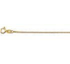 Gouden gourmet collier 1,2 mm 40 cm