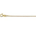 Gouden gourmet collier 1,2 mm 42 cm