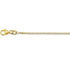 Gouden gourmette collier 1,6 mm, 50 cm