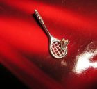 Badmintonracket met shuttle