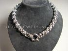 Jasseron 10 mm 45 cm Zilveren collier