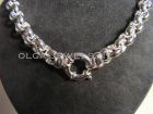 Jasseron collier 16,5 mm 50 cm Zilver