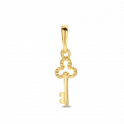 Gouden sleuteltje hanger