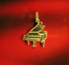 Piano vleugel gouden hanger