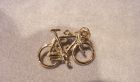 Wielrenners fiets, gouden hanger