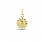 Gouden bedeltje van een zon