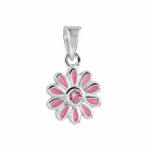 Edelweiss hangertje van zilver