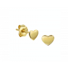 Oorknopjes gouden hartje. 