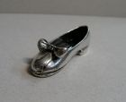 Zilveren Dames schoentje miniatuur