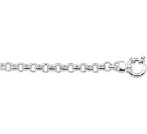 Jasseron collier zilver  5,5 mm, 50 cm.