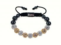 Shamballa Spiral White Peach