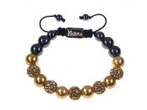 Shamballa Spiral Golden Pearl