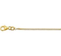 Gouden gourmette collier 1,6 mm, 50 cm