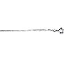 Witgouden collier model venetiaan 0,8 mm 42 cm