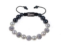 Shamballa Spiral White Pearl