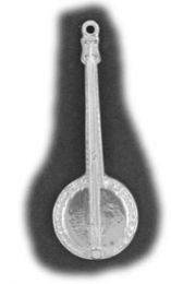 Banjo zilveren hanger