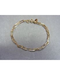 zilver vergulde closed forever armband