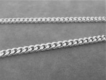60 cm..3,5 mm zilveren collier ketting