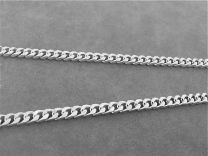 Zilveren gourmet ketting 80 cm..2,4 mm