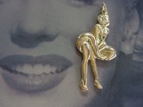 Marilyn Monroe verguld zilver