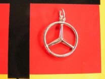 Mercedes ster zilveren hanger
