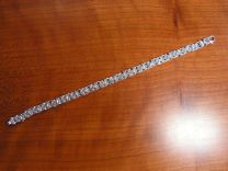 Platte Koningsschakel zilveren armband 8,5 mm 20 cm