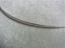 Zilveren Omega collier 2 mm 42 cm