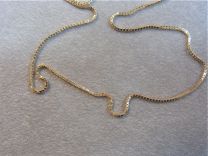 Gouden collier Venetiaans schakel 42 cm