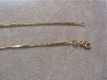 Venetiaans collier 1,1 mm, 38 cm goud