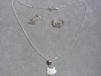 Kinder sieraden setje van Hello Kitty.