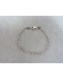 Mini zilveren baby bedel armbandje 10,5 cm