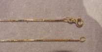 Gouden Venetiaans collier 0,8 mm 42 cm