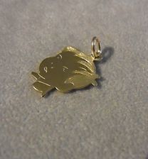 Jongen kinderkopje goud met mat haar