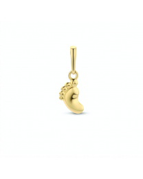 Gouden babyvoetje hanger