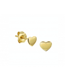 Oorknopjes gouden hartje. 